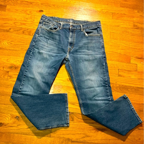 Levi’s Denizen 38/32 men’s Classic Blue Denim Jeans - Picture 1 of 8